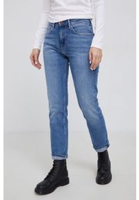 Pepe Jeans Jeansy Mary damskie high waist. Stan: podwyższony. Kolor: niebieski