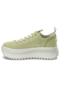 Zielone Sneakersy Tamaris Modne Obuwie Damskie. Okazja: na co dzień, na spacer. Zapięcie: sznurówki. Kolor: zielony. Materiał: materiał. Sezon: lato, wiosna. Sport: turystyka piesza #3
