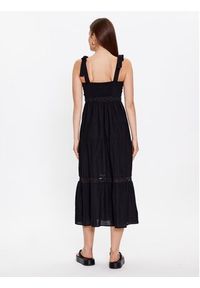 Brave Soul Sukienka letnia LDRW-569LEILA Czarny Relaxed Fit. Kolor: czarny. Materiał: bawełna. Sezon: lato #6