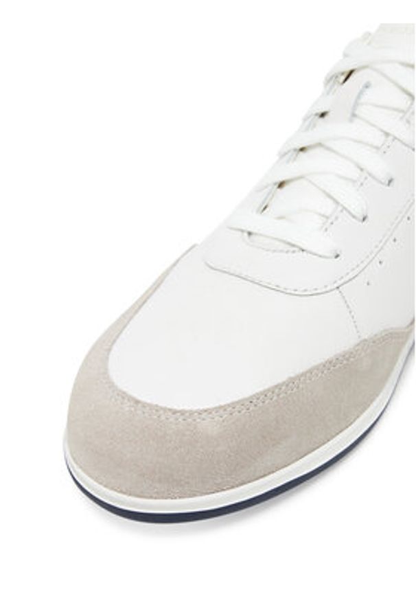 Geox Sneakersy U Renan U554GC 08522 C1260 Biały. Kolor: biały. Materiał: skóra