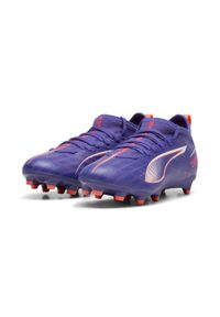 Buty piłkarskie dziecięce Puma Ultra 5 Match FG/AG. Kolor: niebieski. Sport: piłka nożna #1