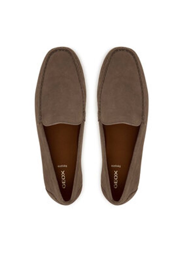 Geox Mokasyny U Istria U653KC 00022 C1018 Brązowy. Kolor: brązowy. Materiał: skóra, zamsz