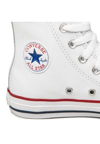 Converse Trampki Chuck Taylor All Star HI 132169C Biały. Kolor: biały. Materiał: skóra #9