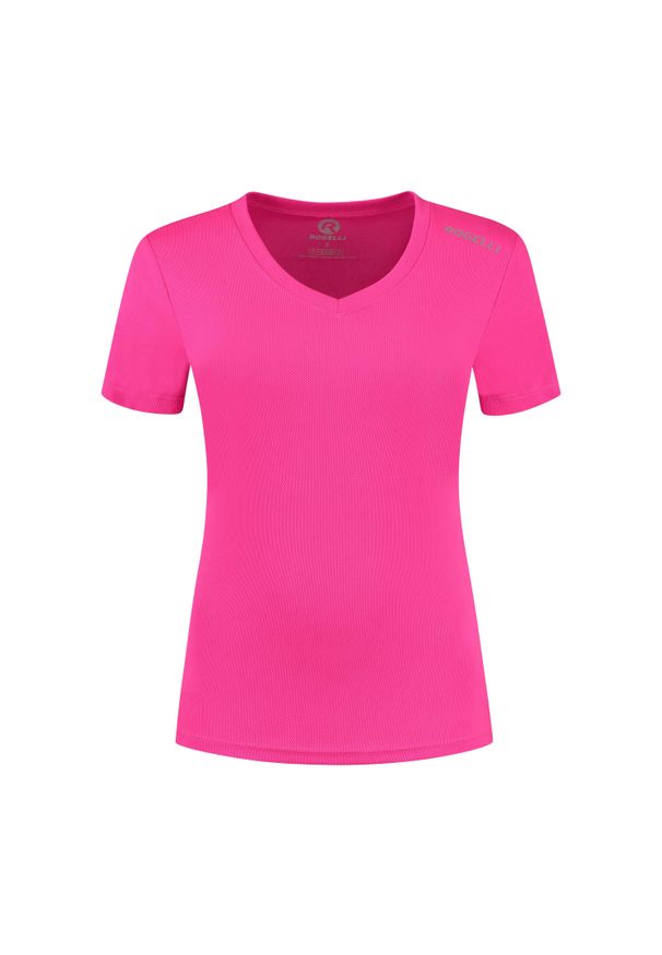 ROGELLI - Funkcjonalna koszulka damska Rogelli PROMOTION LADY. Kolor: różowy