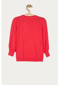 GAP - Sweter dziecięcy 104-158 cm. Okazja: na co dzień. Kolor: różowy. Materiał: bawełna, dzianina. Wzór: aplikacja. Styl: casual #2