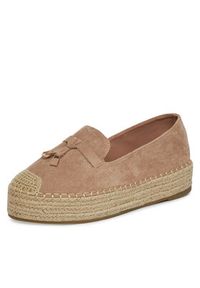 Jenny - JENNY Espadryle WSS990-259 Beżowy. Kolor: beżowy. Materiał: materiał
