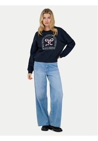 only - ONLY Bluza 15254183 Granatowy Loose Fit. Kolor: niebieski. Materiał: bawełna #7