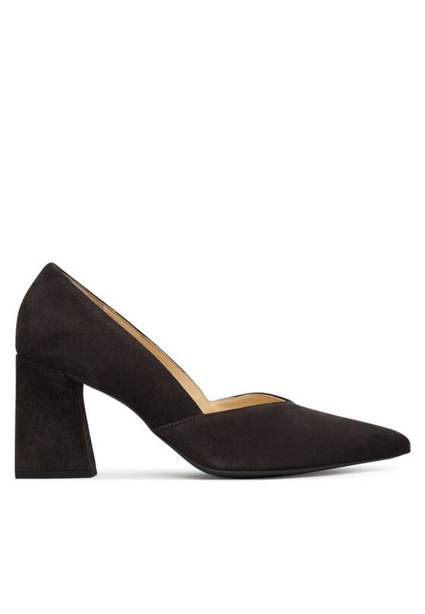 HÖGL Szpilki 0-187502-66000 Szary. Kolor: szary. Materiał: welur, skóra. Obcas: na szpilce