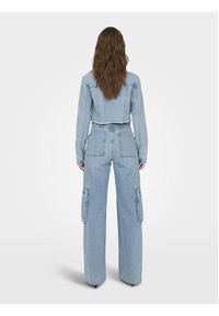 only - ONLY Kurtka jeansowa Wonder 15256098 Niebieski Regular Fit. Kolor: niebieski. Materiał: bawełna #5