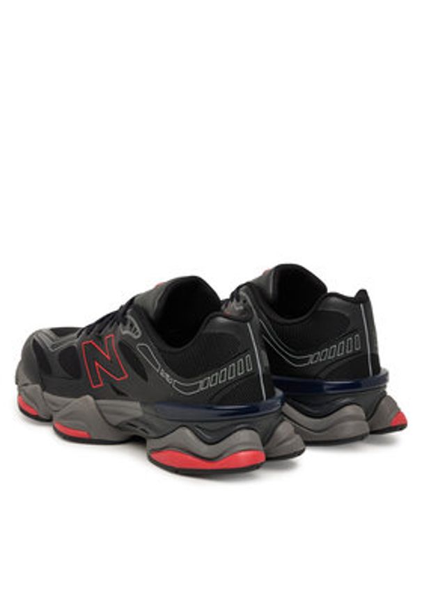 New Balance Sneakersy U90606LE Czarny. Kolor: czarny. Materiał: skóra
