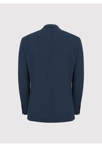 Pako Lorente - PAKO LORENTE - Granatowa marynarka garniturowa z lnem. Kolor: niebieski. Materiał: len. Wzór: gładki. Sezon: wiosna #7