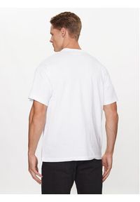 Versace Jeans Couture T-Shirt 75GAHG07 Biały Regular Fit. Kolor: biały. Materiał: bawełna