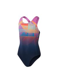Strój kąpielowy jednoczęściowy dziewczęcy na basen Speedo Digital. Kolor: niebieski #1