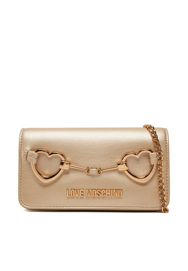 Love Moschino - LOVE MOSCHINO Torebka JC5643PP1MLB196A Złoty. Kolor: złoty. Materiał: skórzane