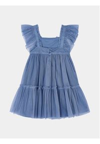 Mayoral Sukienka elegancka 3929 Granatowy Regular Fit. Kolor: niebieski. Materiał: syntetyk. Styl: elegancki #5