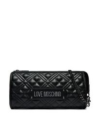 Love Moschino - LOVE MOSCHINO Torebka JC4011PP1LLA000A Czarny. Kolor: czarny. Materiał: skórzane