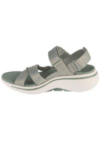 skechers - Sandały damskie, Go Walk Arch Fit Sandal - Attract. Kolor: szary