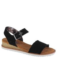skechers - Buty do chodzenia damskie Skechers Desert Kiss. Zapięcie: klamry. Kolor: czarny. Materiał: guma, materiał, tkanina, syntetyk. Sport: turystyka piesza