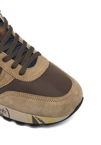 Premiata Sneakersy Lander Var 7704 Brązowy. Kolor: brązowy. Materiał: skóra #6