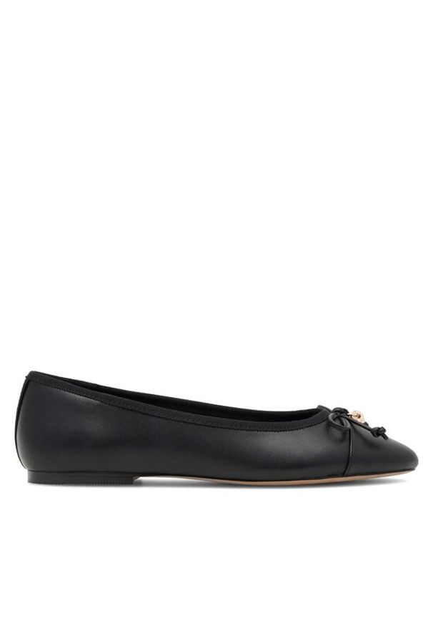 Nine West Baleriny 122AL4108 Czarny. Kolor: czarny. Materiał: skóra