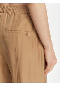 Marella Spodnie materiałowe Abetaia 2513131095 Beżowy Relaxed Fit. Kolor: beżowy. Materiał: jedwab #5