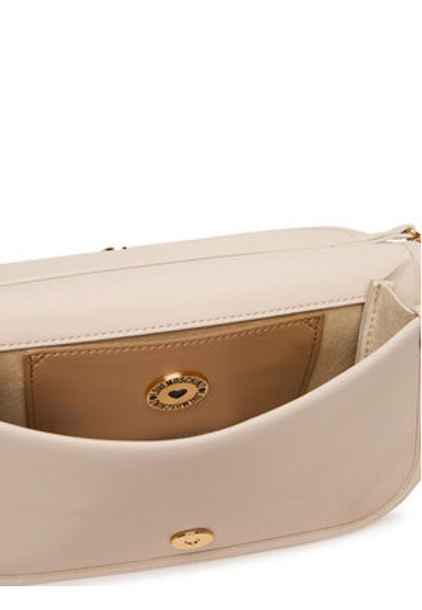 Love Moschino - LOVE MOSCHINO Torebka JC4028PP1NKD0110 Beżowy. Kolor: beżowy. Materiał: skórzane