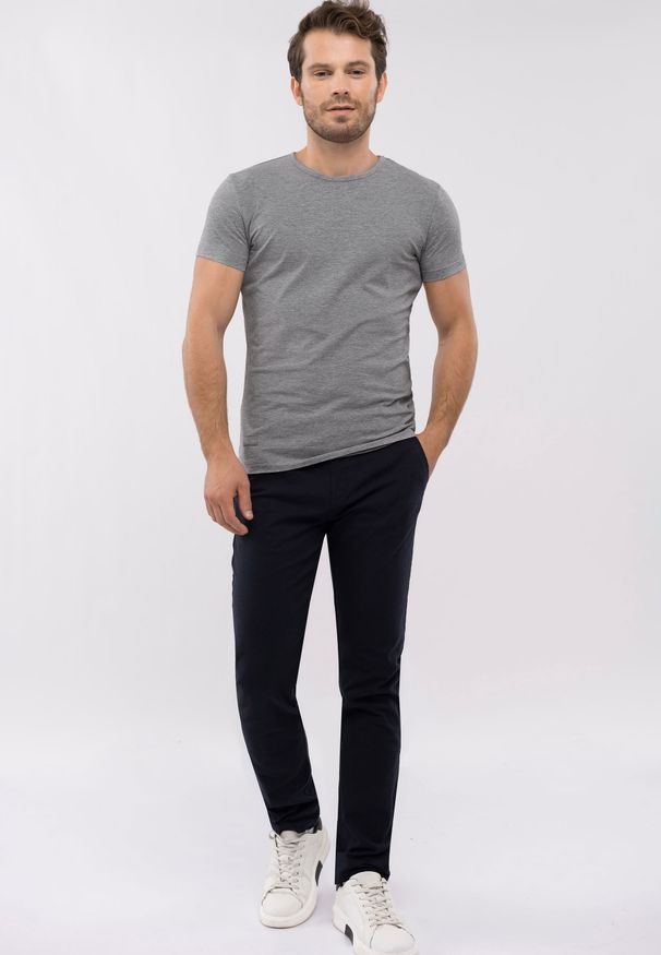 Volcano - Bawełniany t-shirt w dwupaku T-CLONE. Materiał: bawełna. Długość rękawa: krótki rękaw. Długość: krótkie. Sezon: zima, lato. Styl: klasyczny