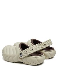 Crocs Klapki Classic Lined Overpuff Clog 210059 Beżowy. Kolor: beżowy