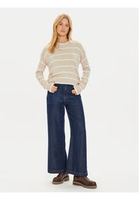 Brave Soul Sweter LK-230MASONC Beżowy Regular Fit. Kolor: beżowy. Materiał: syntetyk #4