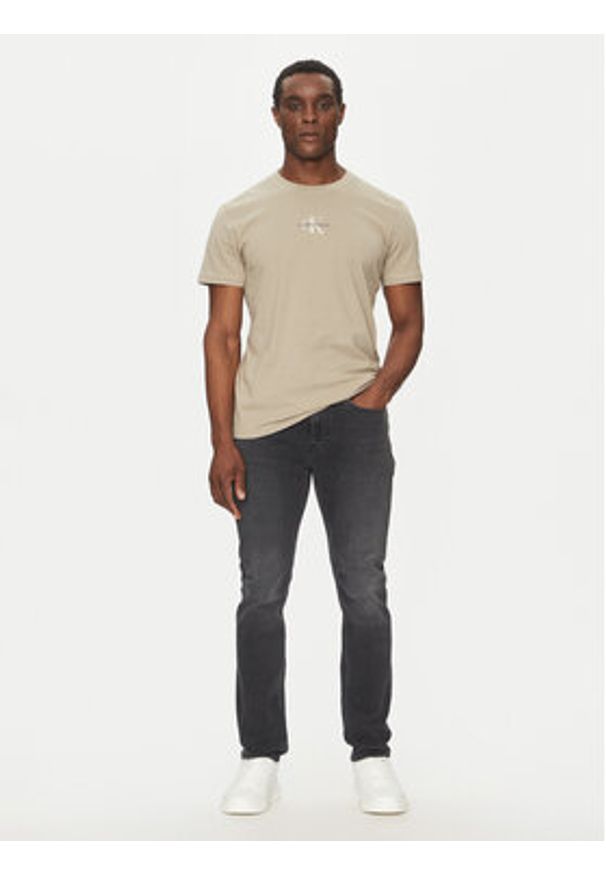 Calvin Klein Jeans Jeansy J30J327149 Szary Slim Fit. Kolor: szary