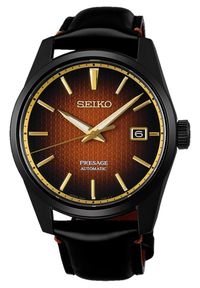 Seiko - Zegarek Męski SEIKO Presage Automatic “Kabuki” Limited Edition SPB331J1. Materiał: skóra