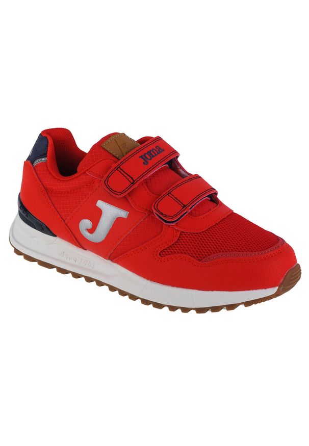 Buty sportowe Sneakersy chłopięce, Joma J.200 Jr 2306. Kolor: czerwony. Sport: turystyka piesza