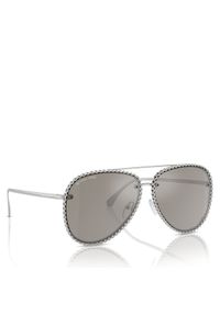 Michael Kors Okulary przeciwsłoneczne Portofino 0MK1147 18936G Srebrny. Kolor: srebrny #1