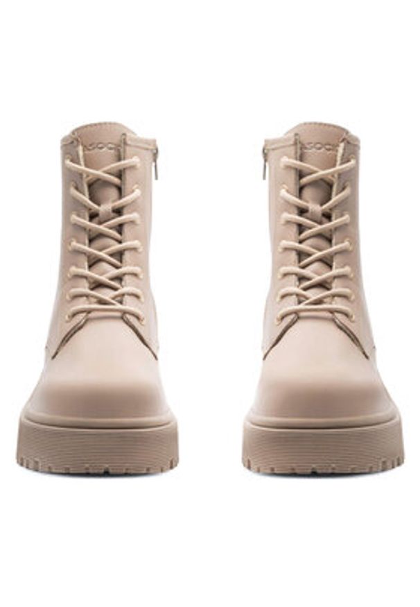 Lasocki Trzewiki WB-ALESSIA-01 Beżowy. Kolor: beżowy. Materiał: skóra