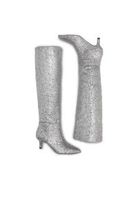 Jenny Fairy Kozaki ELEA LS6022-01 Srebrny. Kolor: srebrny. Materiał: syntetyk #4