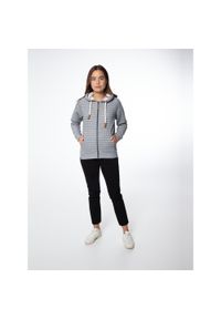 Bluza damska Protest NXGJANNU full zip hoody. Kolor: fioletowy, szary, wielokolorowy