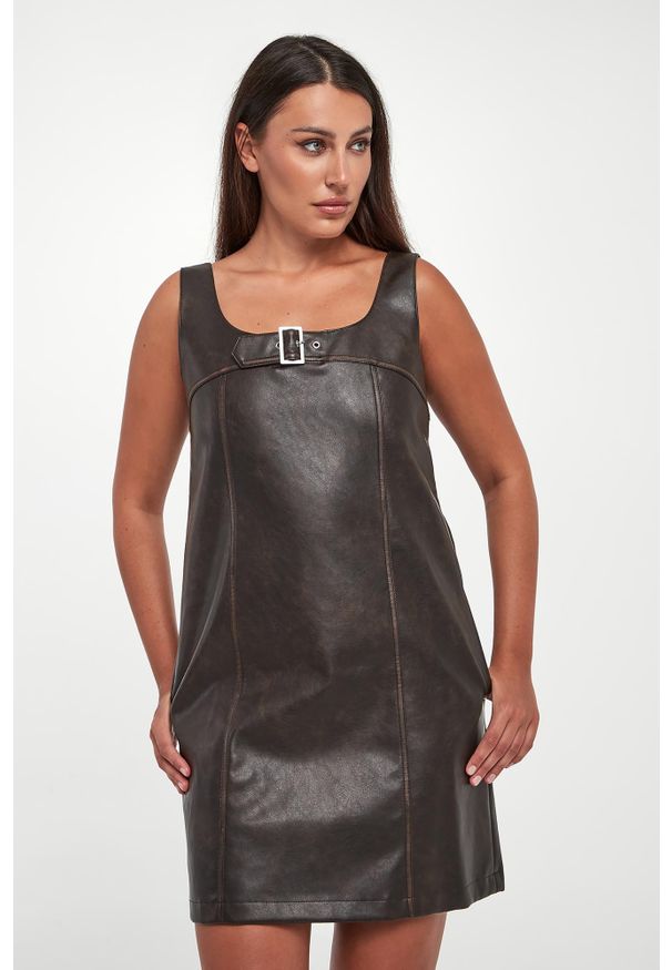 Liu Jo - Sukienka z ekoskóry LIU JO