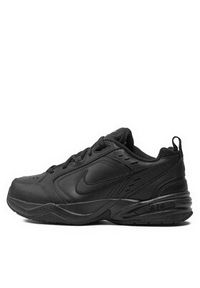 Nike Buty Air Monarch IV (4E) 416355 001 Czarny. Kolor: czarny. Materiał: skóra