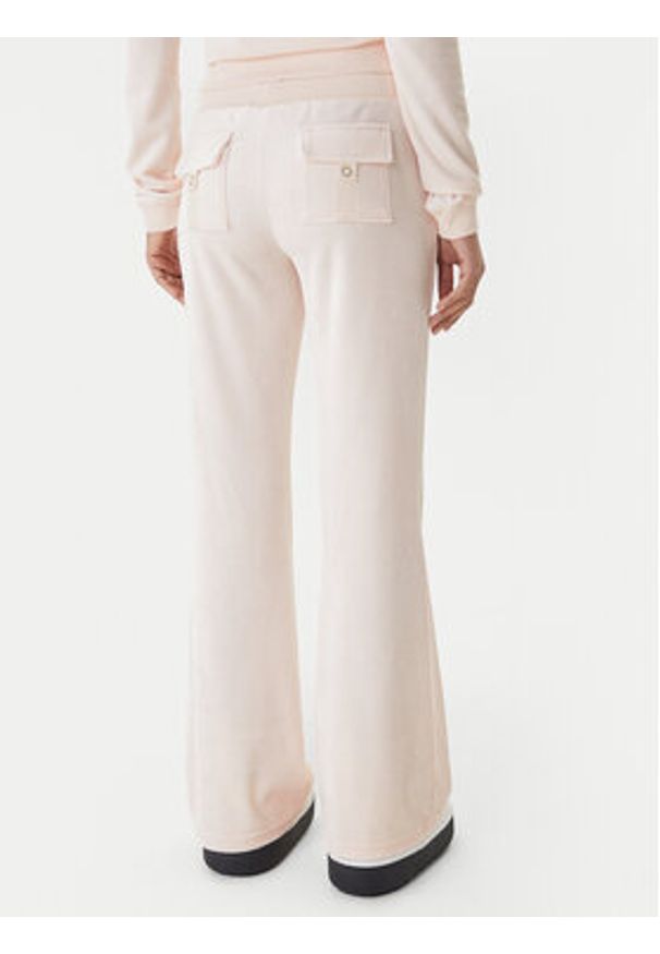 Juicy Couture Spodnie dresowe Caisa JCSEBJ008G Różowy Slim Fit. Kolor: różowy. Materiał: bawełna