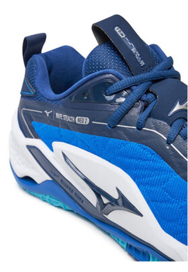 Mizuno Buty halowe Wave Stealth Neo 2 X1GA2400 Niebieski. Kolor: niebieski. Materiał: materiał. Model: Mizuno Wave