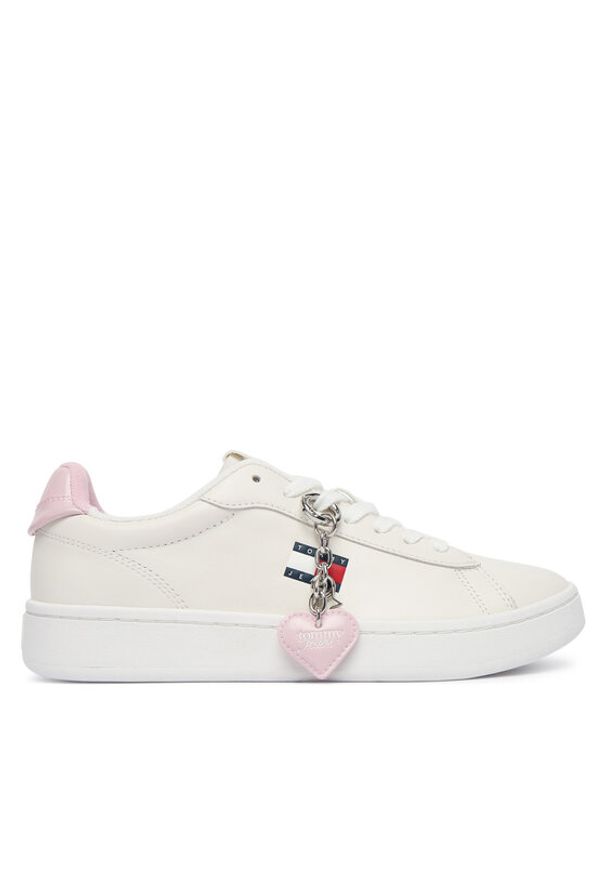 Tommy Jeans Sneakersy Archive '98 Valentines EN0EN03024 Écru. Materiał: skóra