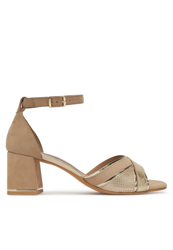 Sandały Lasocki. Kolor: beżowy