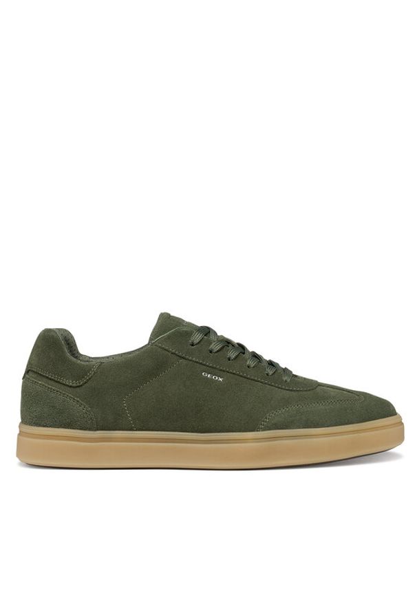 Geox Sneakersy U Baltmoore U65LDC 00022 C3704 Zielony. Kolor: zielony. Materiał: skóra, zamsz
