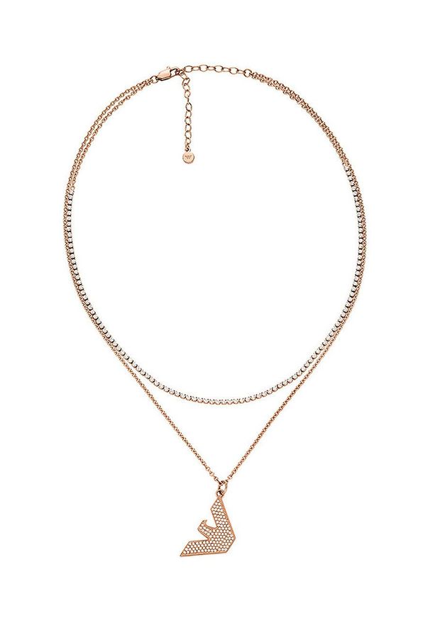 Emporio Armani naszyjnik. Kolor: złoty