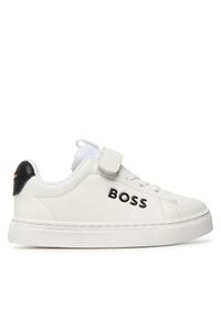 Sneakersy BOSS. Kolor: biały #1