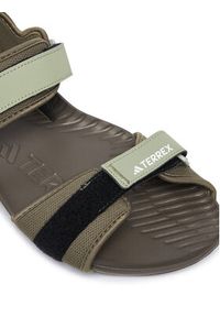Adidas - adidas Sandały Terrex Hydroterra JR8411 Khaki. Kolor: brązowy. Materiał: materiał #4