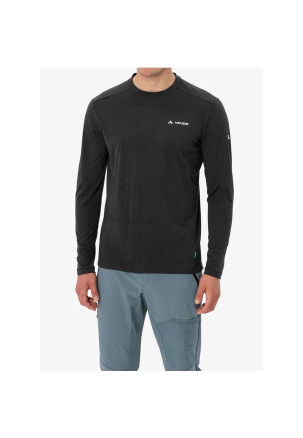 Longsleeve męski Vaude Sveit LS T-Shirt II. Kolor: czarny. Długość rękawa: długi rękaw