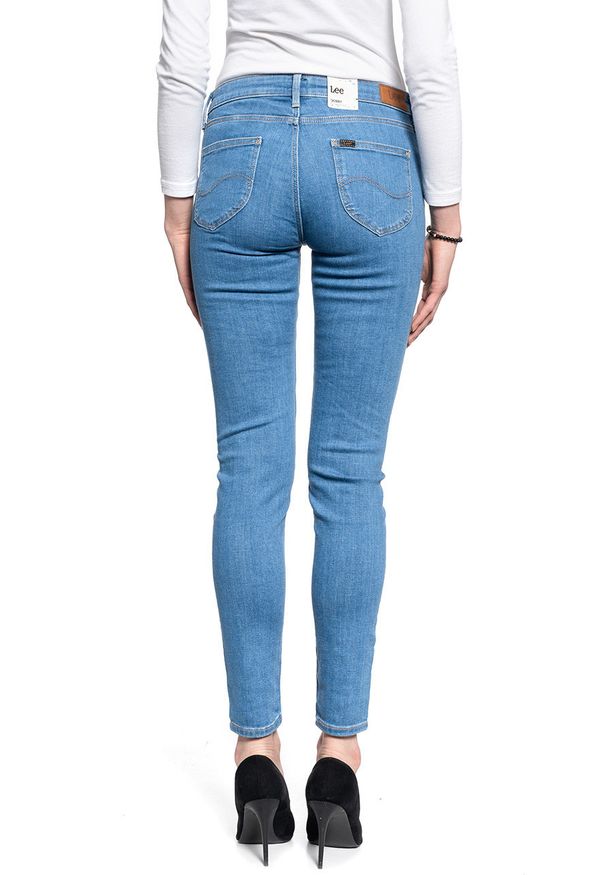 Lee - LEE SCARLETT SKINNY DAMSKIE SPODNIE JEANSOWE BRIGHT BLUE L526MANT 112111748