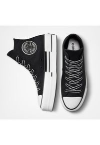 Trampki Converse Chuck Taylor All Star Lift, Kobiety. Kolor: czarny. Materiał: materiał. Model: Converse All Star #2