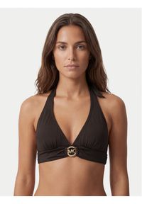 MICHAEL Michael Kors Góra od bikini MM7M275 Brązowy. Kolor: brązowy. Materiał: syntetyk #1